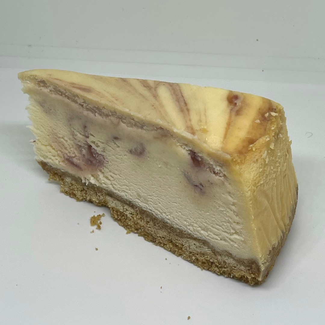 Raspberry and White Chocolate Cheesecake