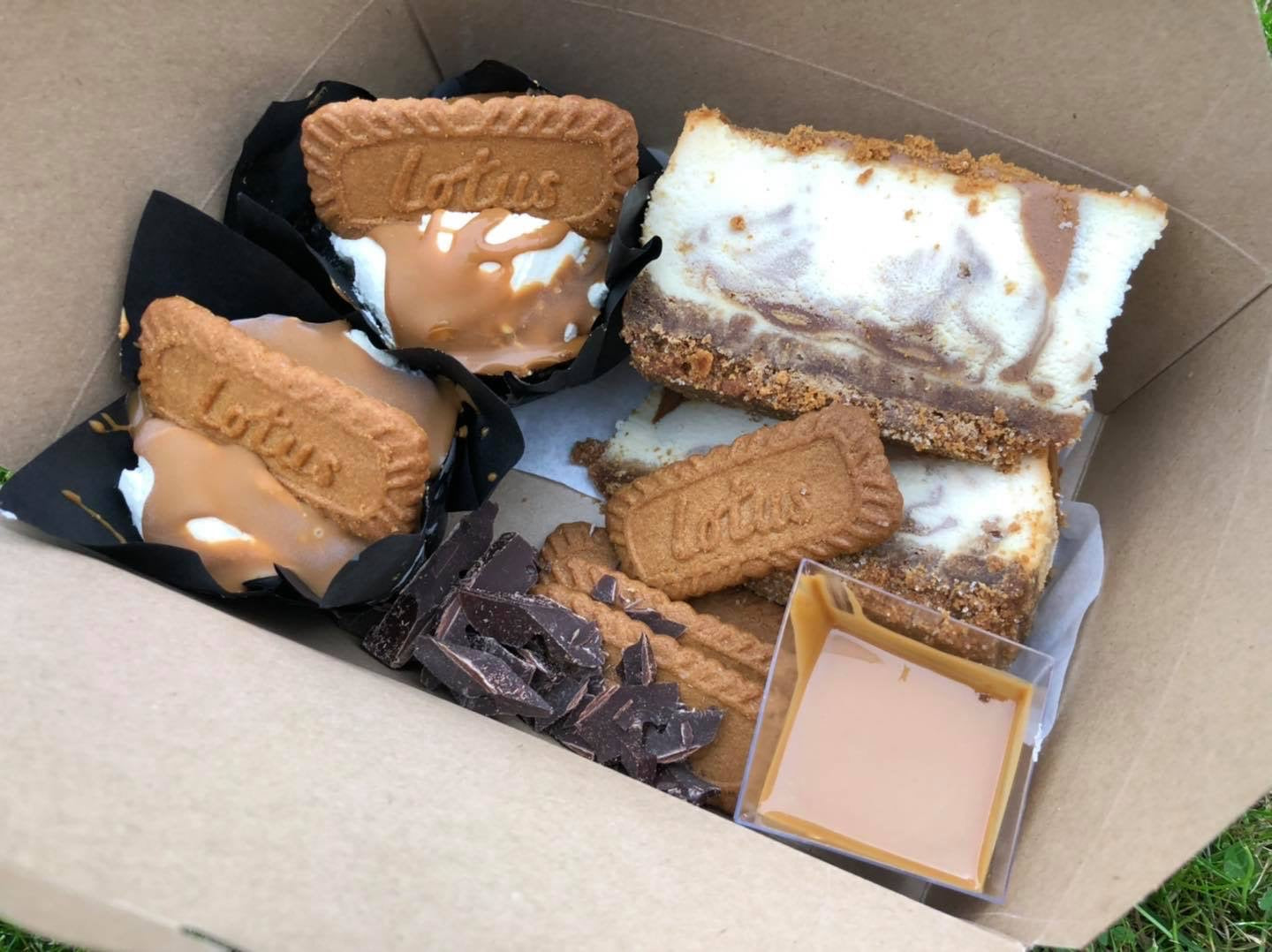 Lotus Biscoff Cheesecake Selection Box