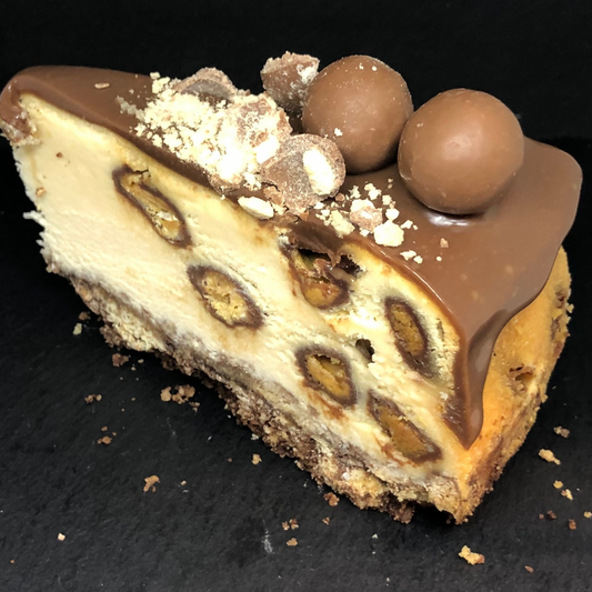 Chewy Malted Melt Cheesecake