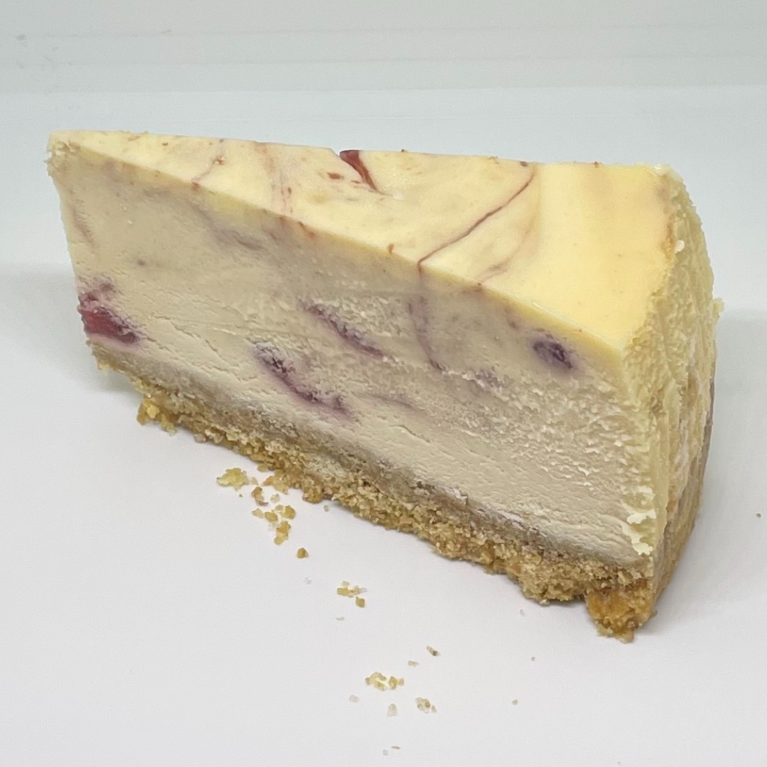 Raspberry and White Chocolate Cheesecake
